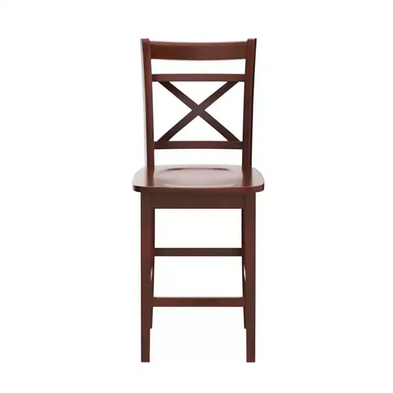 Chaises de comptoir en bois Simple Relax