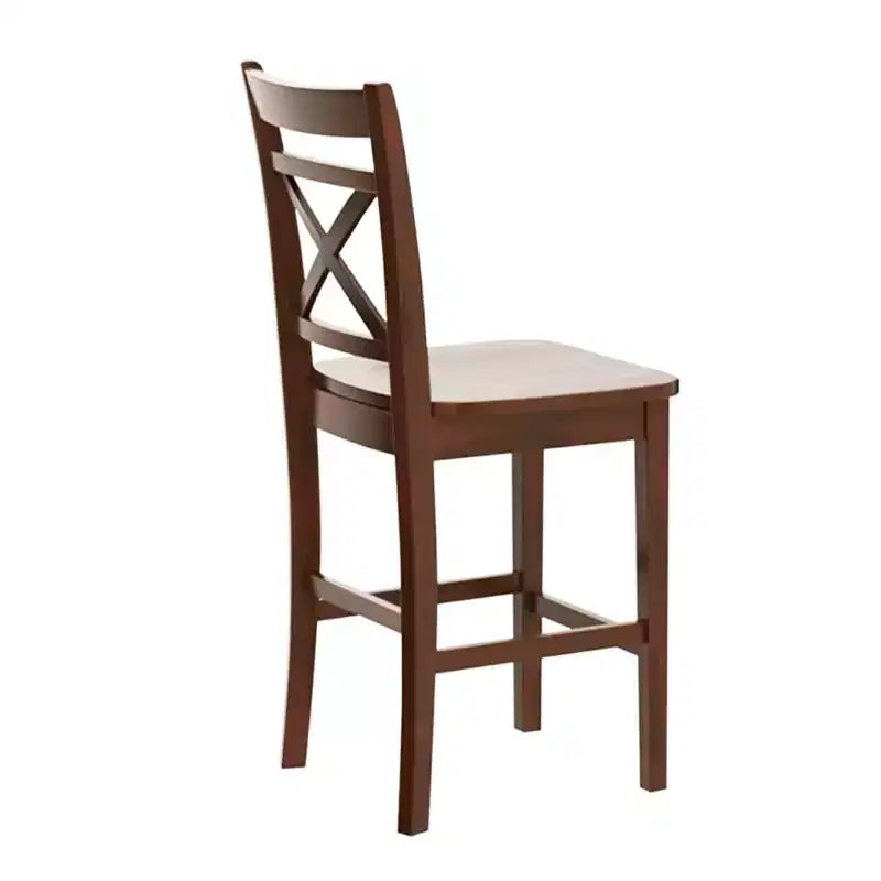 Chaises de comptoir en bois Simple Relax