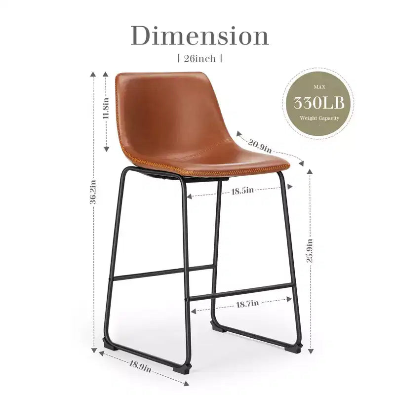 Tabourets de bar - Chaises de salle à manger sans accoudoirs pour la maison, le bureau et la cuisine