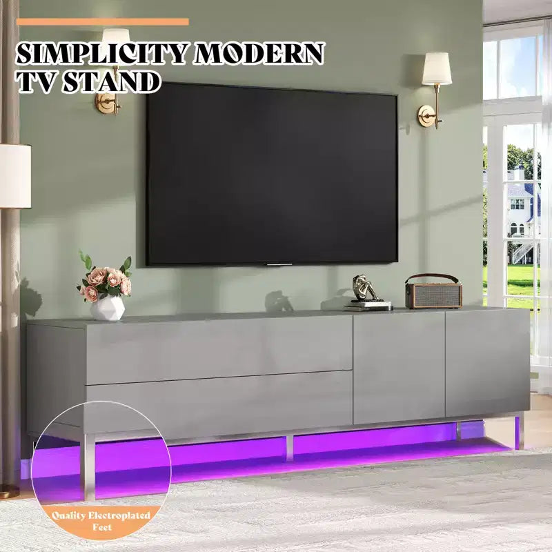 Meuble TV LED 70 po pour téléviseurs jusqu'à 80 po