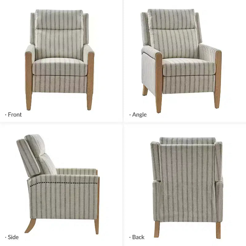 Fauteuil inclinable à dossier inclinable Rosa - BEIGE