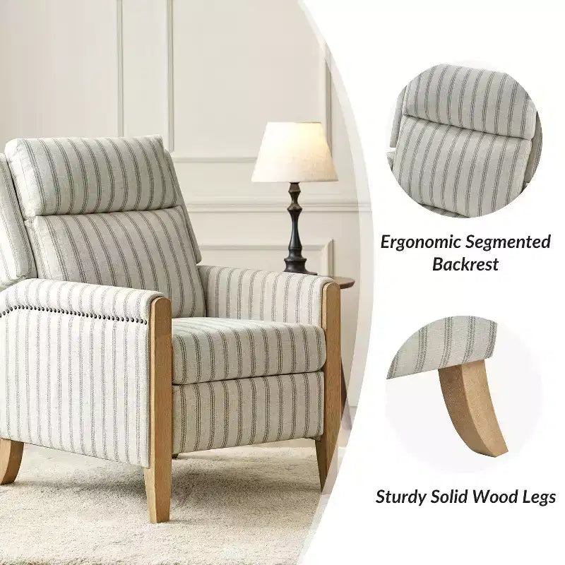 Fauteuil inclinable à dossier inclinable Rosa - BEIGE