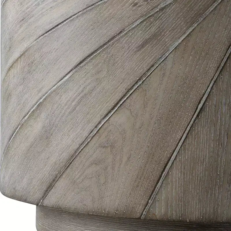 Table d'appoint en bois Starburst Starshine 20 1/2 po l. gris chaud délavé